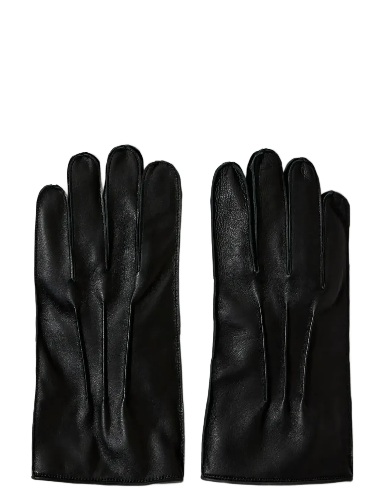 SLHZAIN LEATHER GLOVES - Fingerhandsker