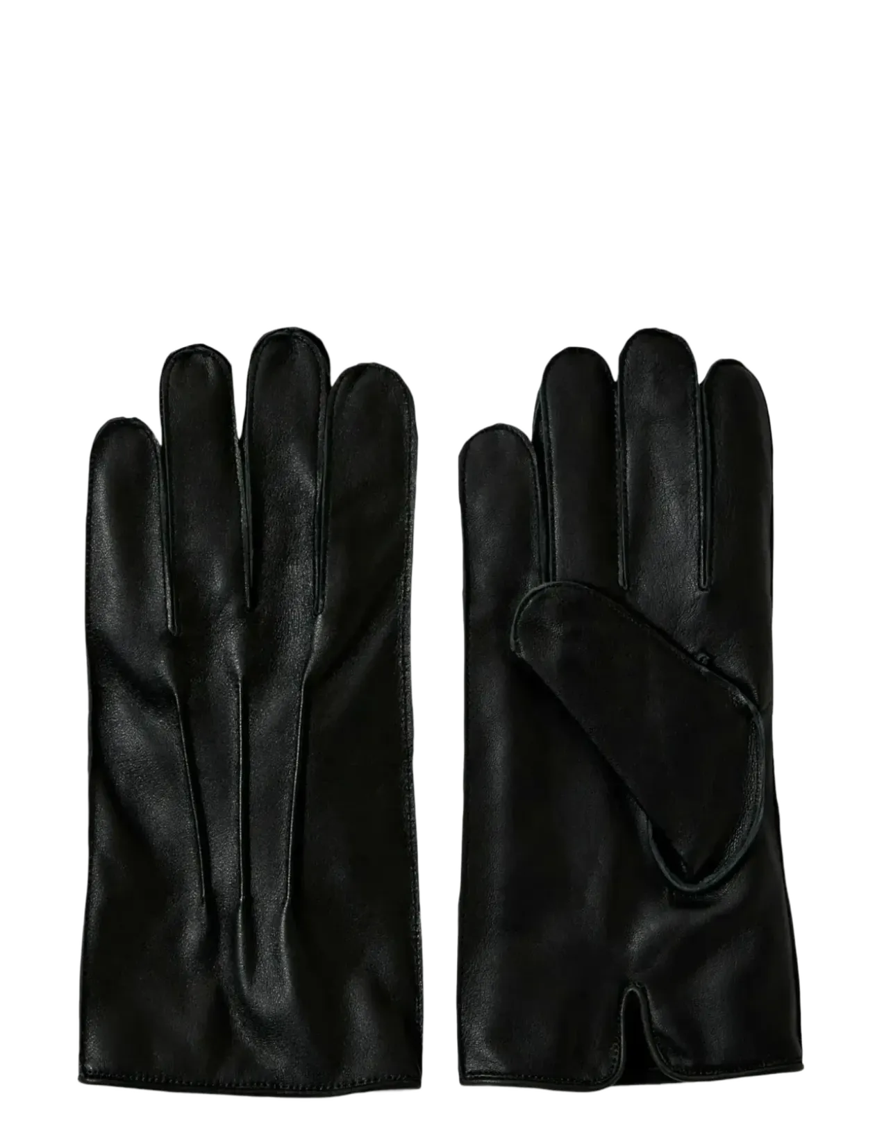 SLHZAIN LEATHER GLOVES - Fingerhandsker