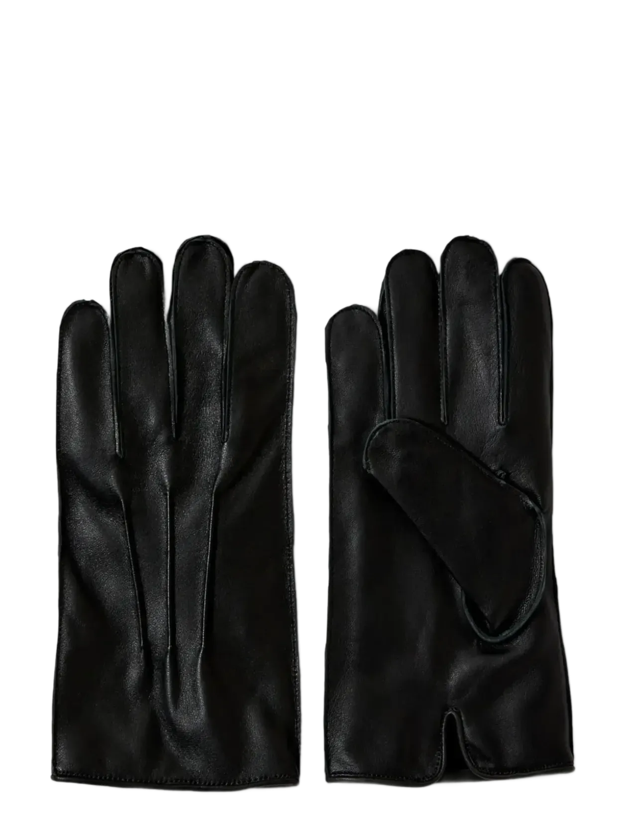 SLHZAIN LEATHER GLOVES - Fingerhandsker