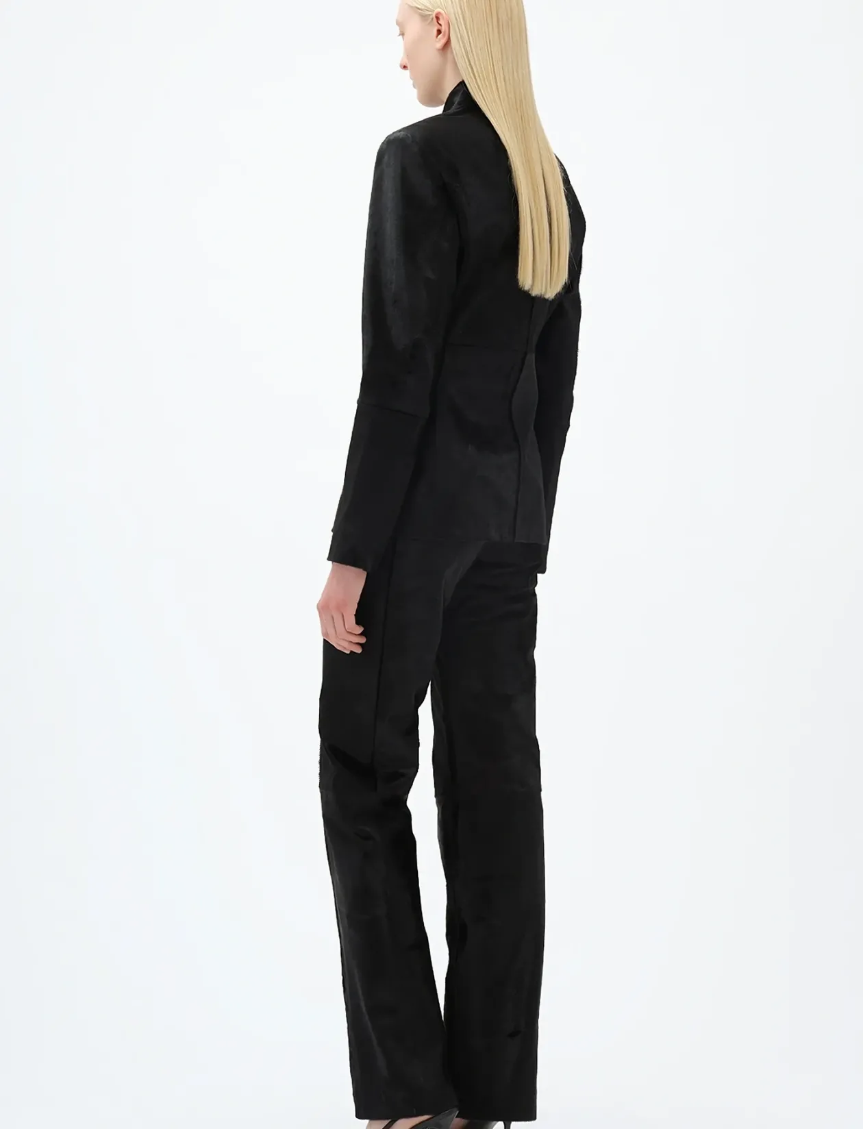 SLIM LEATHER BLAZER - Læderjakker