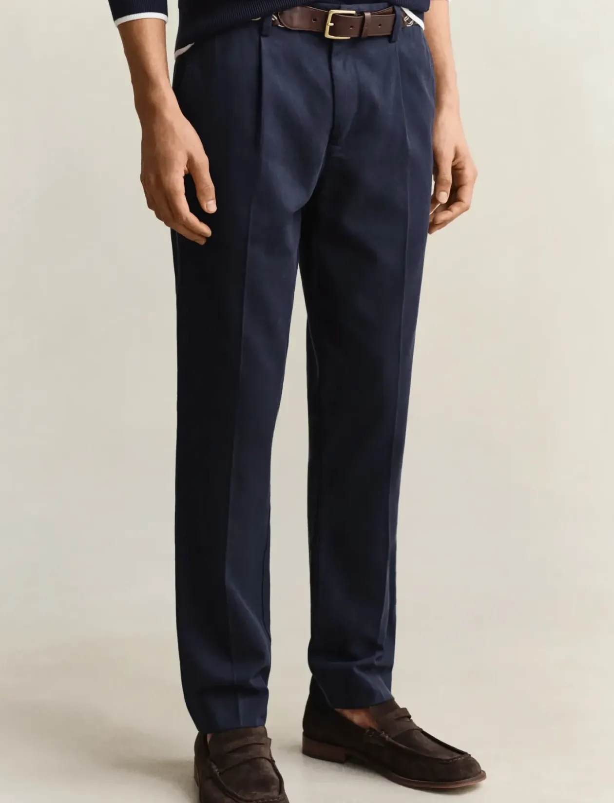 SLIM SMART COT/LYOCELL PANTS - Habitbukser