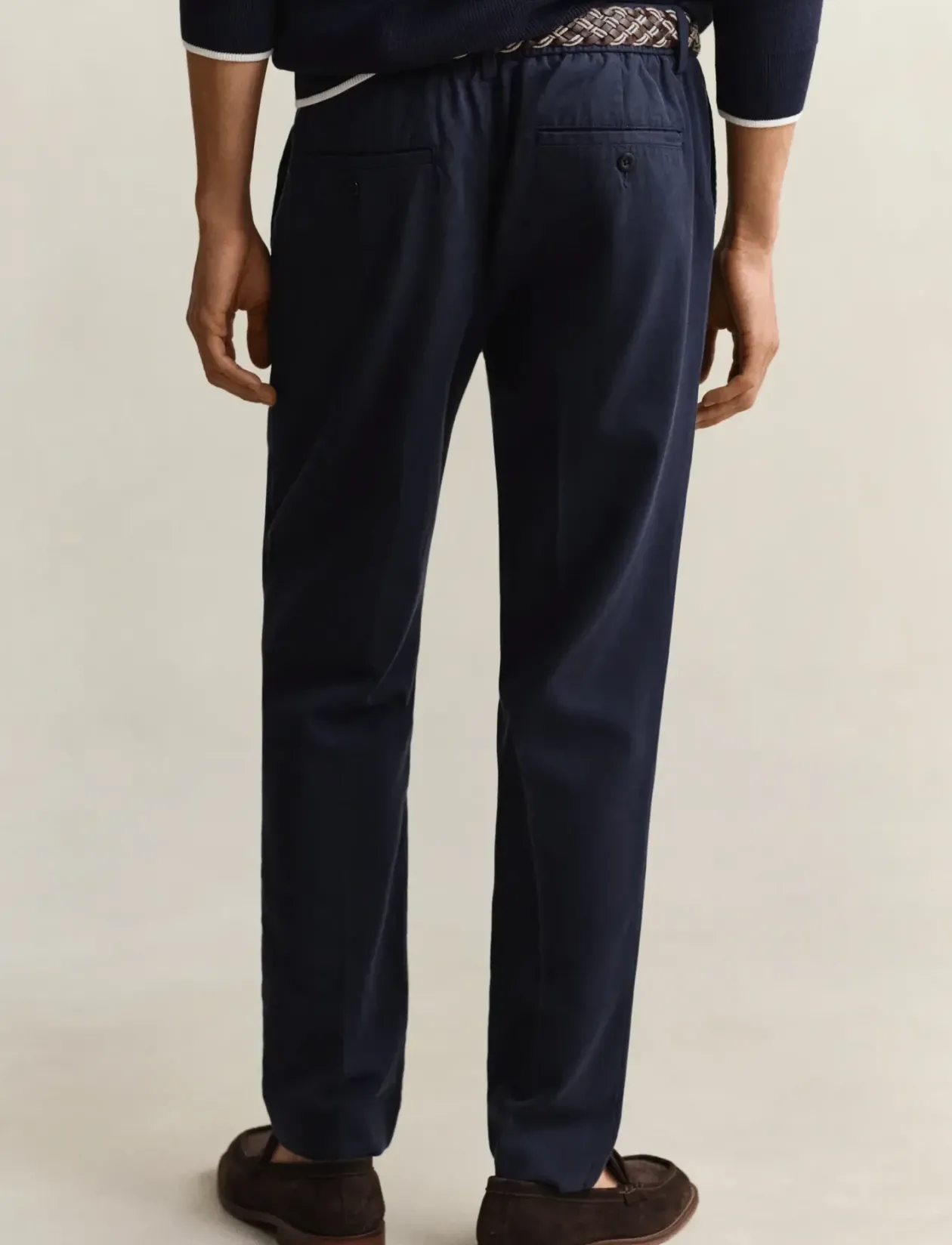 SLIM SMART COT/LYOCELL PANTS - Habitbukser
