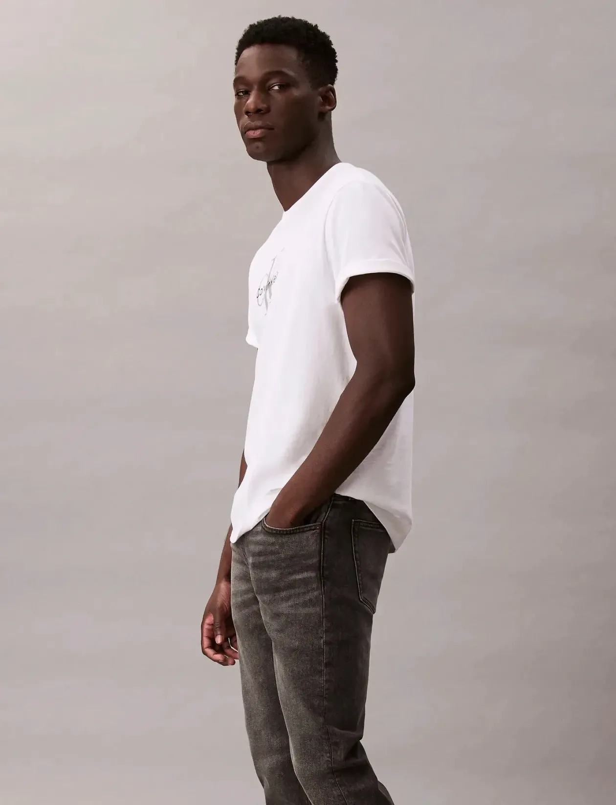 SLIM TAPER HEARST GREY JEAN - Slim jeans