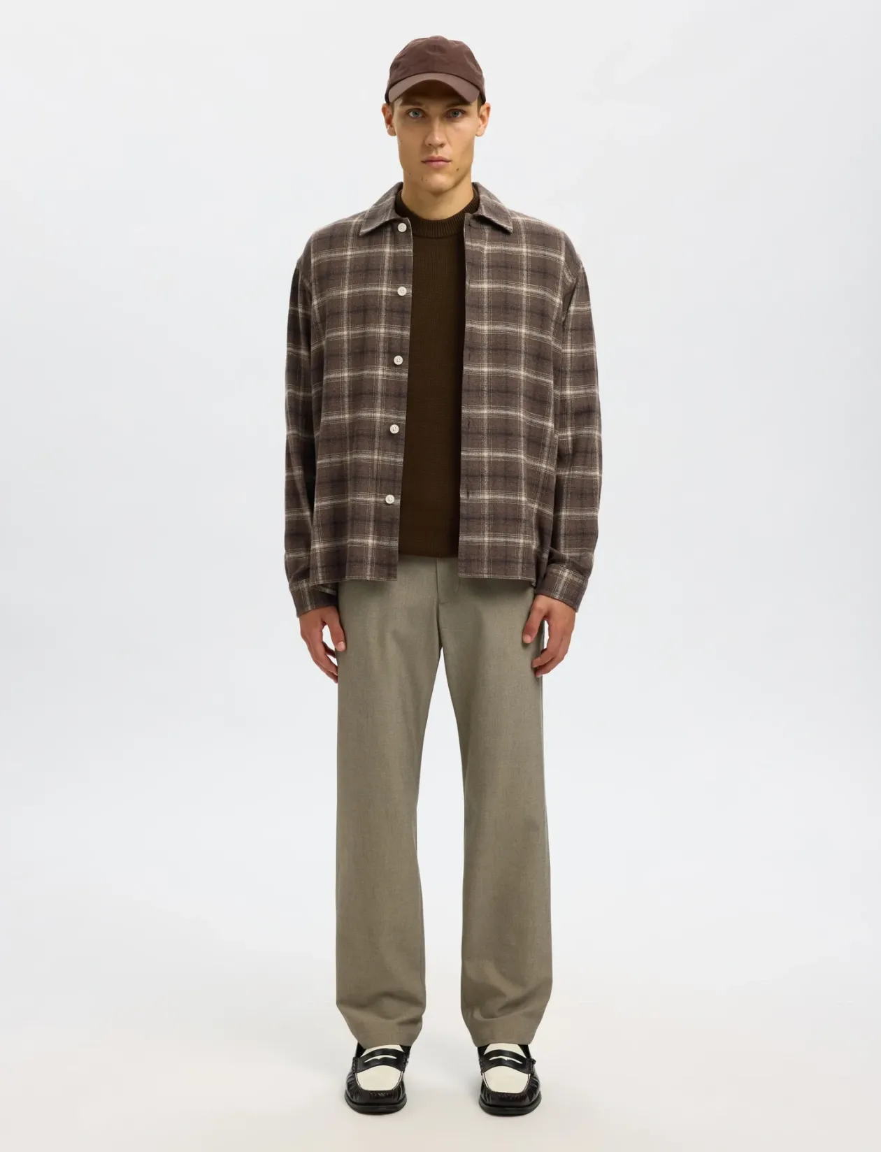 SLMDANE LS KNIT REG STRUC CREW NECK NOOS - Rund hals