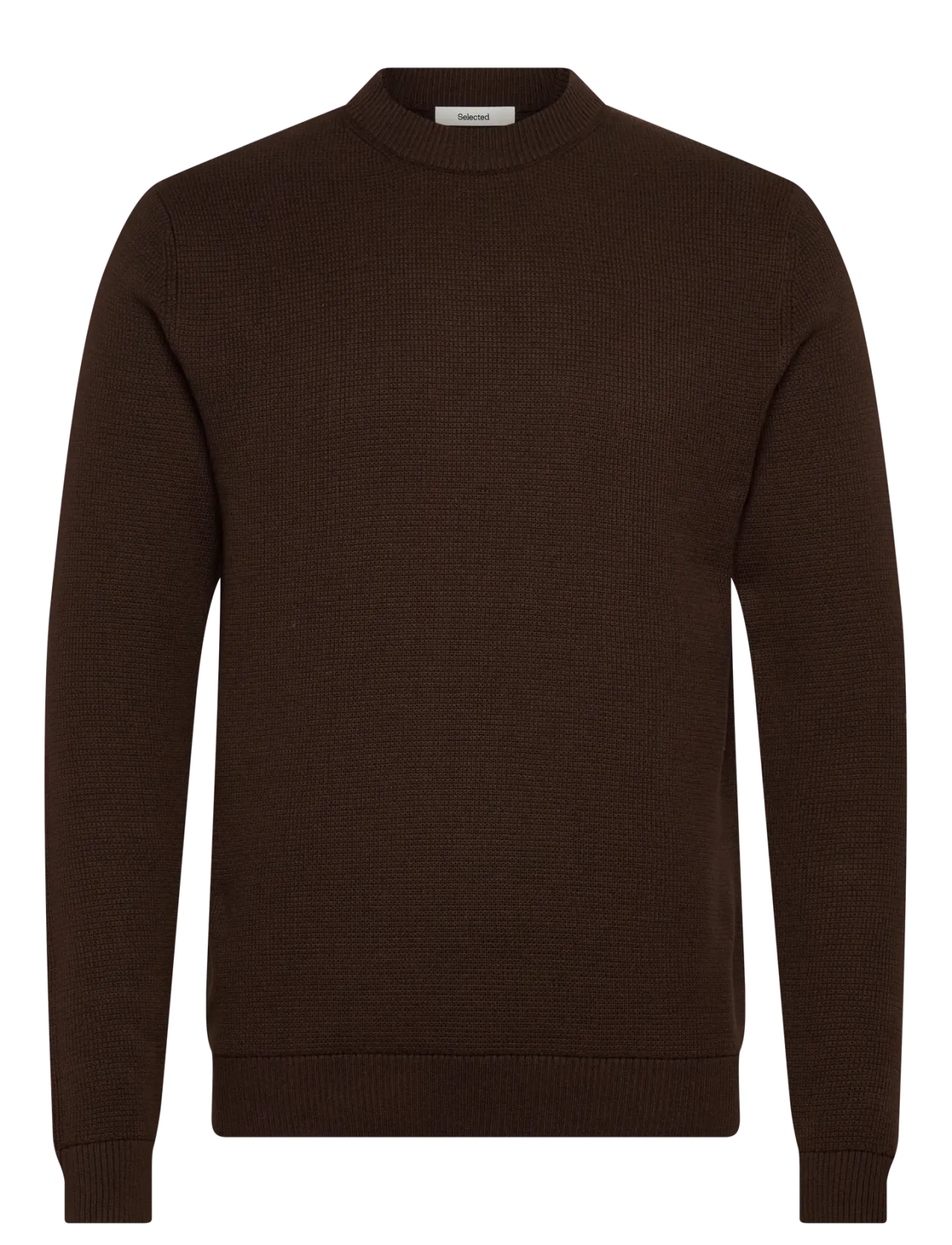 SLMDANE LS KNIT REG STRUC CREW NECK NOOS - Rund hals