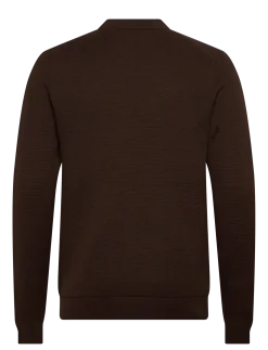 SLMDANE LS KNIT REG STRUC CREW NECK NOOS - Rund hals
