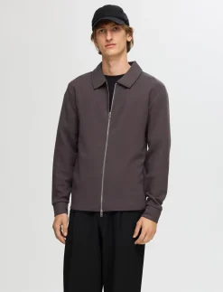 SLMEMANUEL SOFT FULL ZIP SWEAT NOOS - Sweatshirts