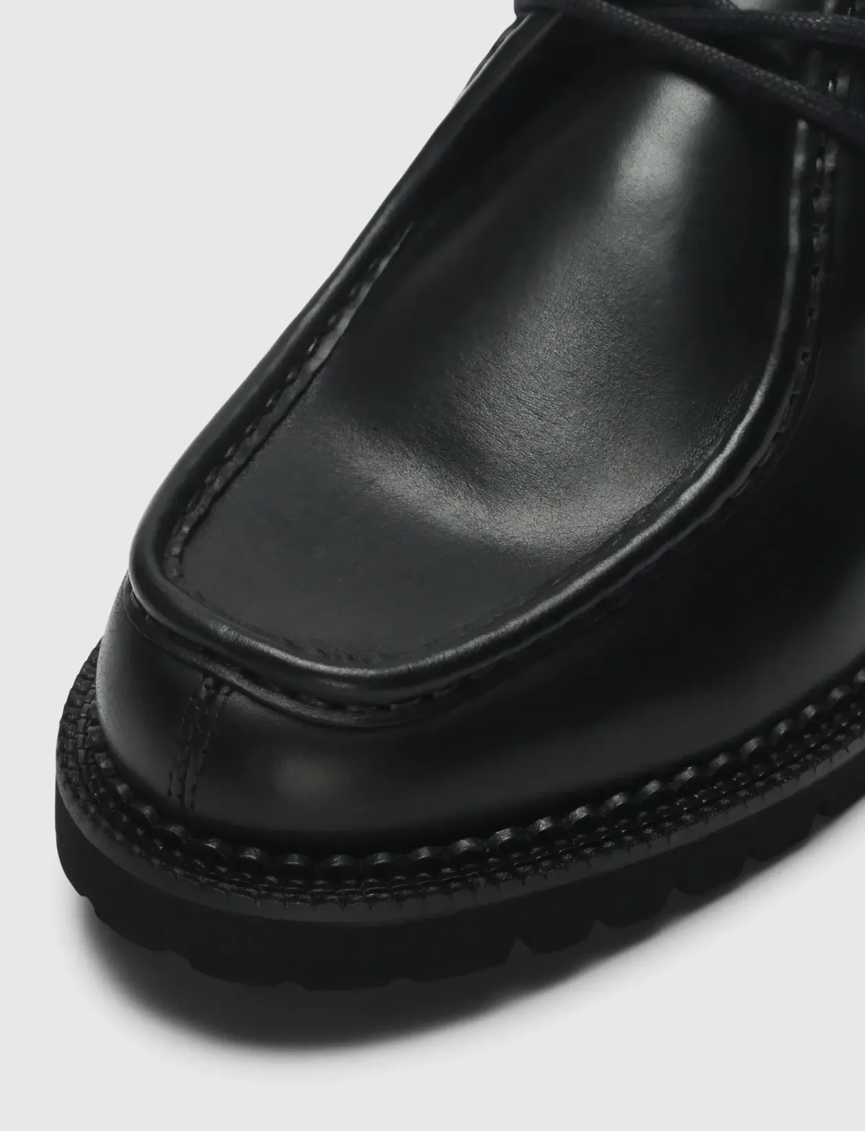 SLMHECTOR LEATHER MOC-TOE SHOE - Loafers