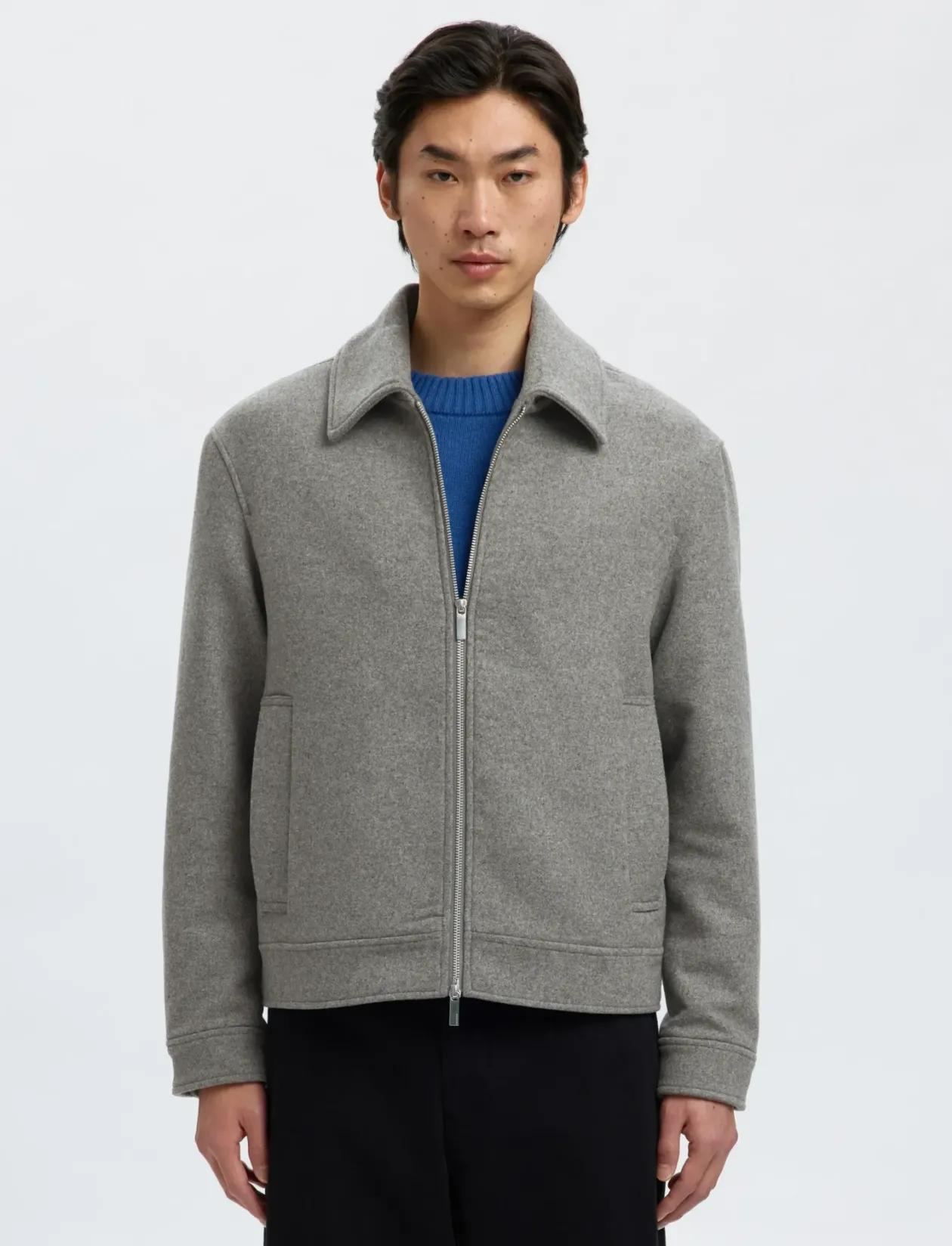 SLMPHILIP WOOL BLEND JKT NOOS - Uldjakker
