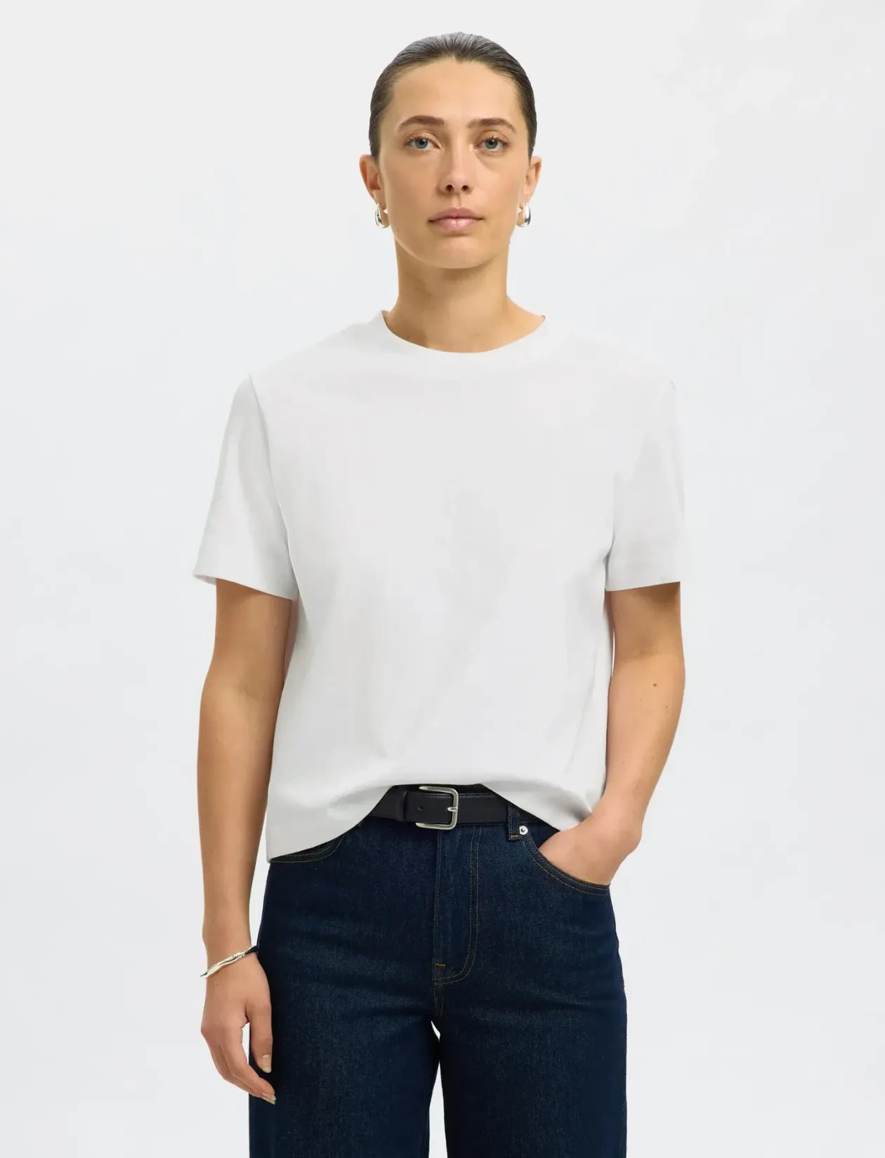 SLWESSENTIAL SS BOXY TEE NOOS - T-shirts