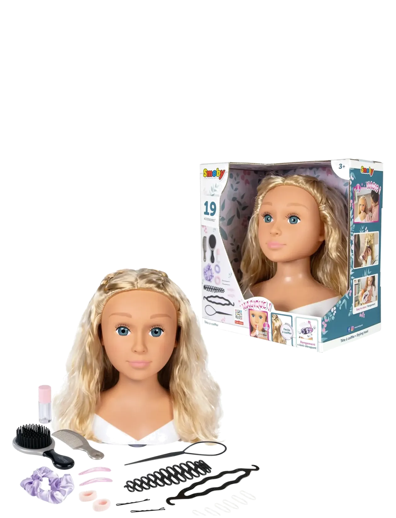 Smoby My Beauty Styling Head - Dukker & Tilbehør