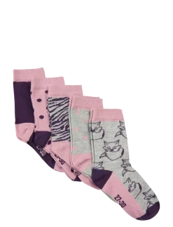 Sock w. pattern (5-pack) - Børn