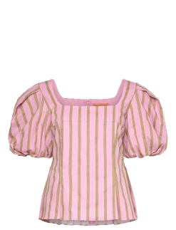 2344 Soft Jacquard Weave, Blouson S - Kortærmede bluser