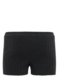 Soft Knit Rib Shorts - Shorts