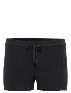 Soft Knit Rib Shorts - Shorts