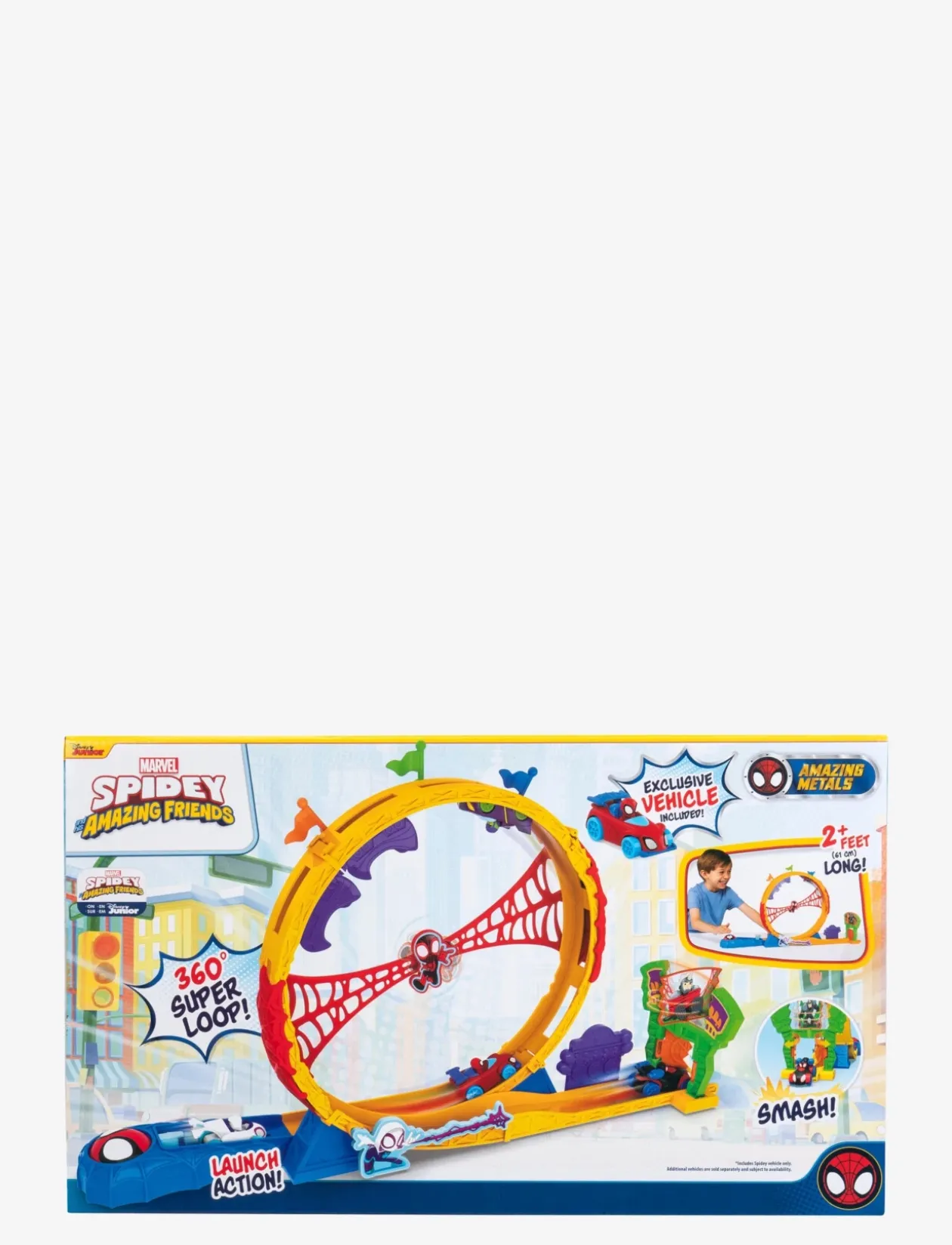 SPIDEY AMAZING METALS SUPER LOOP TRACK SET - Racerbaner