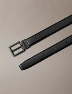 SQUARE BUCKLE SMOOTH 32MM ADJ - Bælter