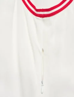 SRC Phoebe Dress White/Bright Red - Kjoler