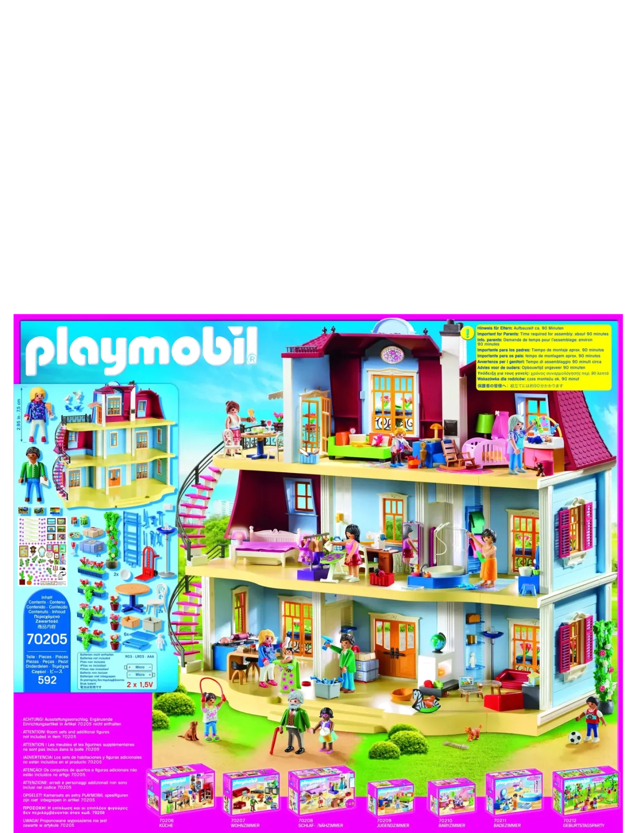Stort dukkehus - Playmobil Dollhouse