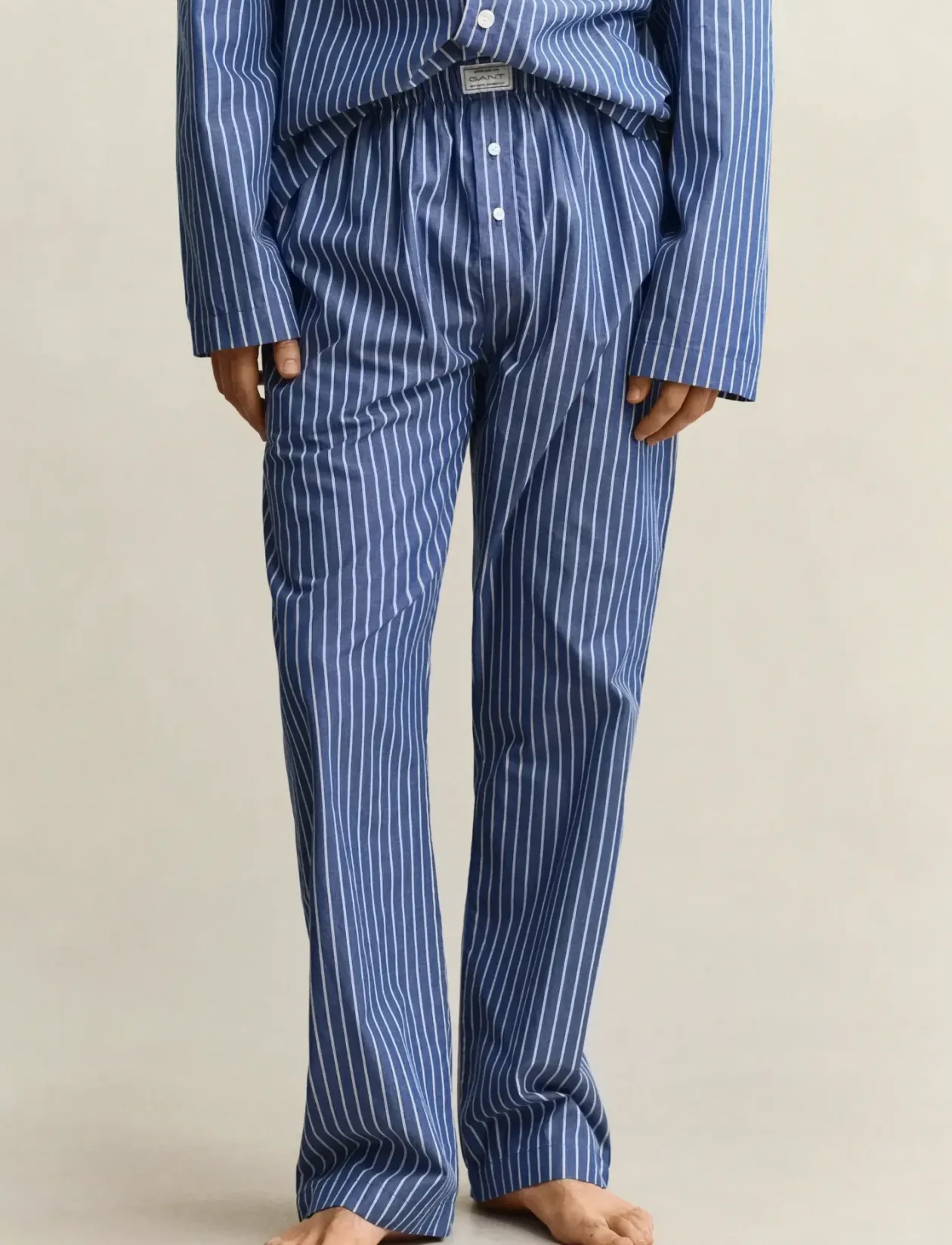 STRIPED POPLIN PAJAMA SET - Pyjamas