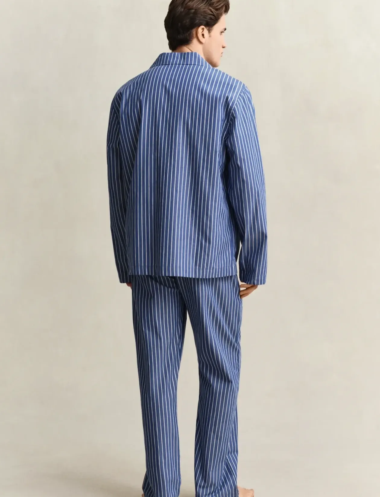 STRIPED POPLIN PAJAMA SET - Pyjamas