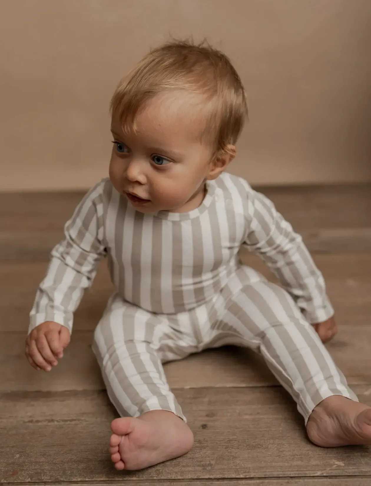 Striped romper - Langærmede bodyer