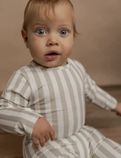 Striped romper - Langærmede bodyer
