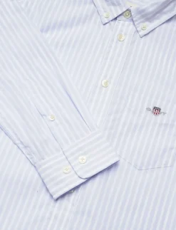 STRIPED SHIELD POPLIN SHIRT - Langærmede skjorter