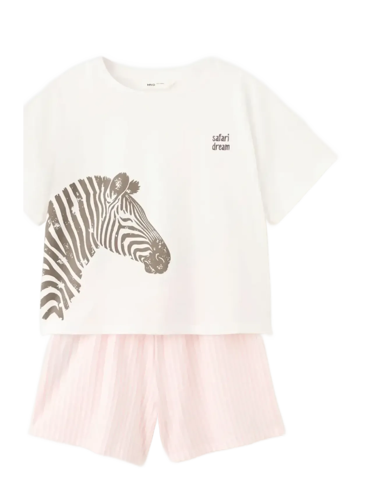 Striped short pyjamas - Sæt