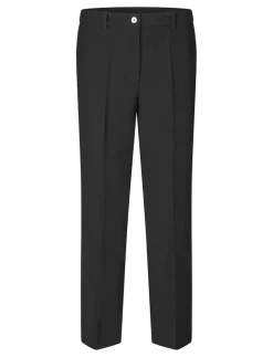 Structured Crepe, Straight Tailored Ankle Pants - Habitbukser