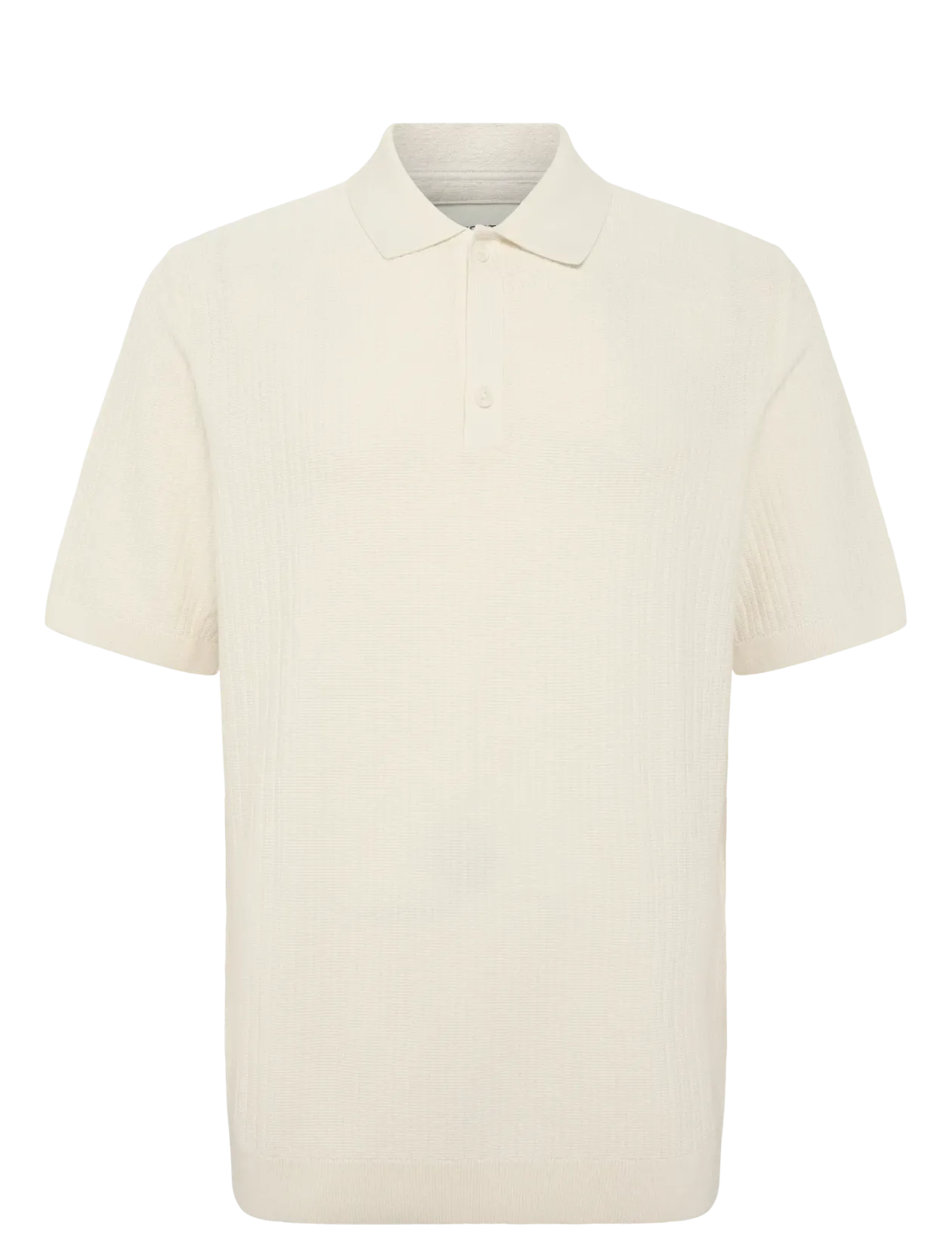 structured knit polo - Kortærmede poloer