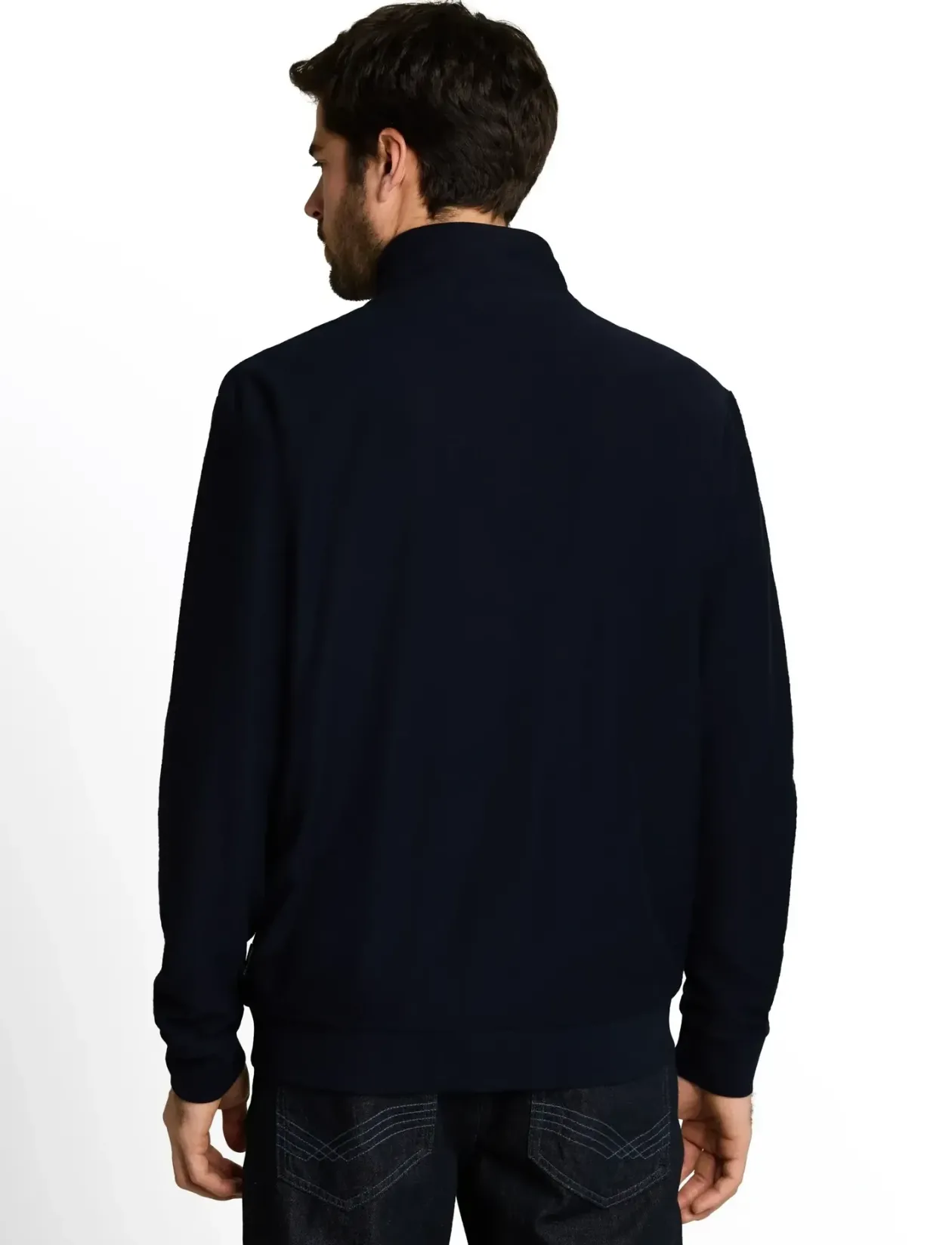 structured stand-up jacket - Vindjakker