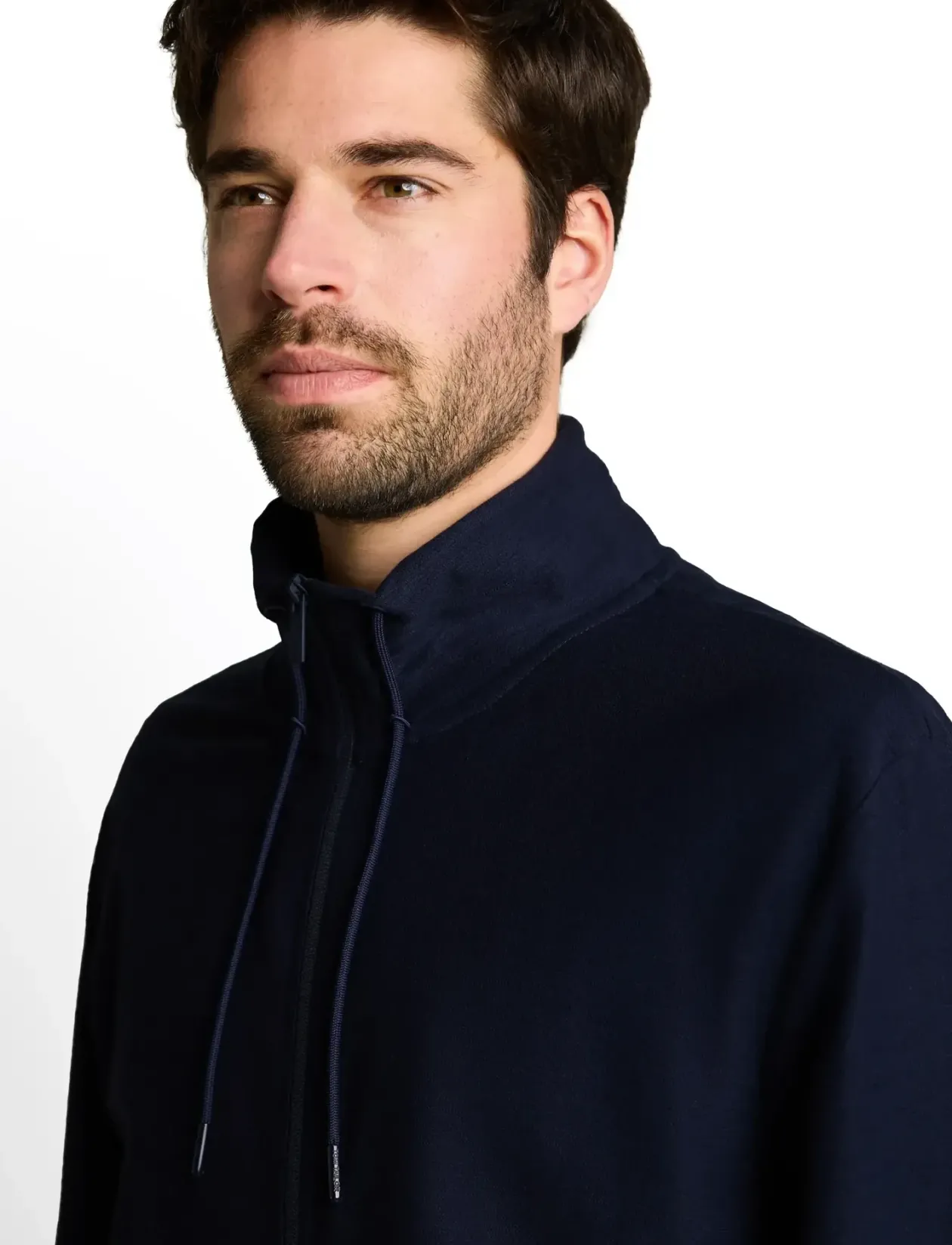 structured stand-up jacket - Vindjakker