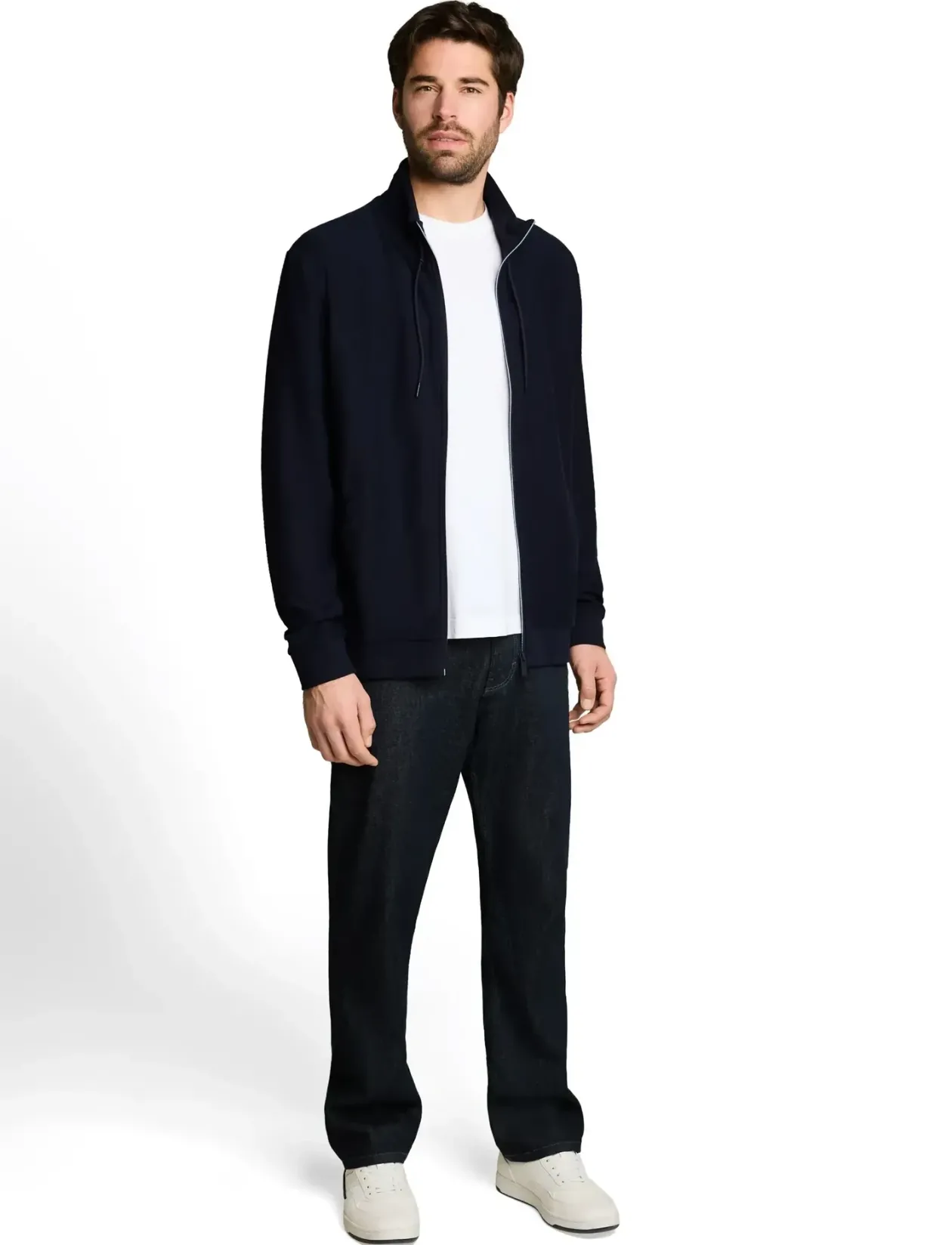 structured stand-up jacket - Vindjakker