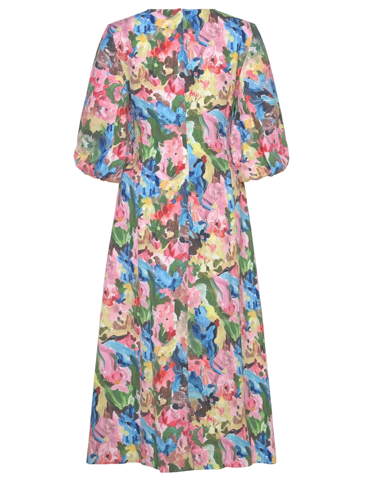 2259 Structure Stretch, 3/4 Sleeve - Midi kjoler
