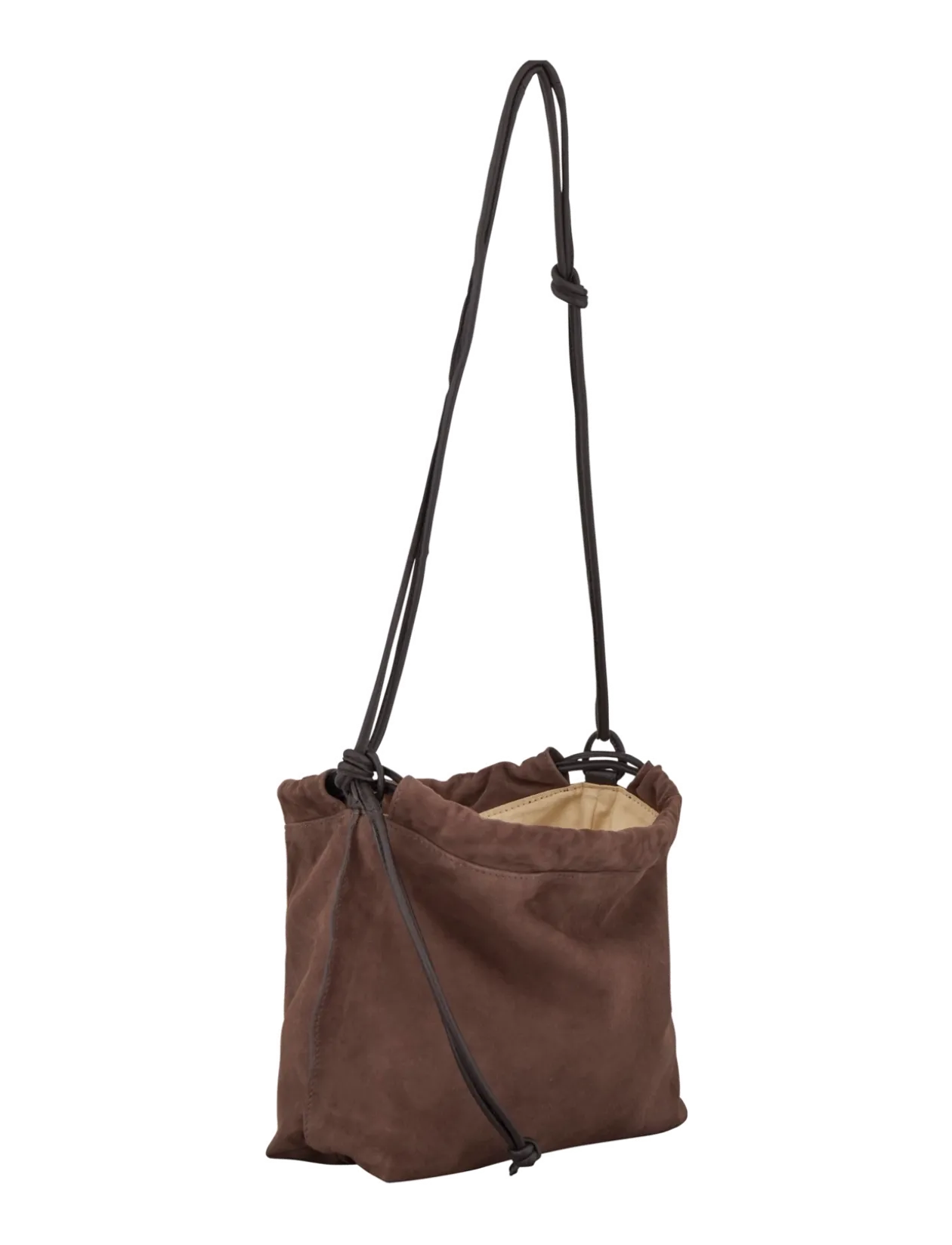 Suede Giana Bag - Top handle tasker