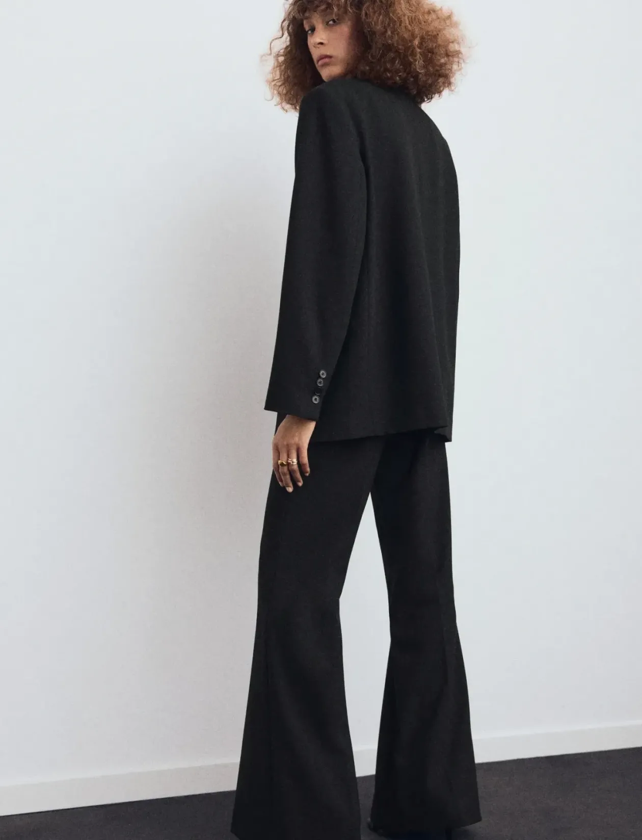 Suit blazer with flap pockets - Enkeltradede blazere