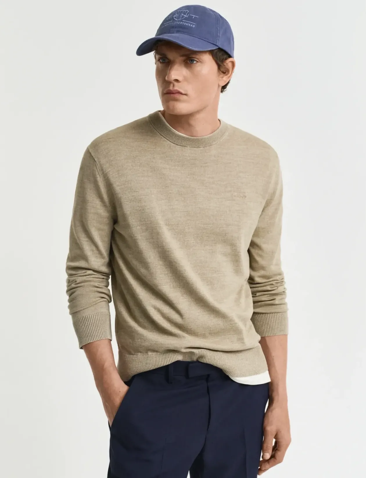 SUNFADED C-NECK - Rund hals
