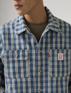 SUNRISE TRUCKER SUMMER CHECK T - Uforede denimjakker