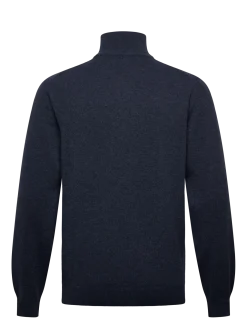 SUPERFINE LAMBSWOOL HALF ZIP - Strik