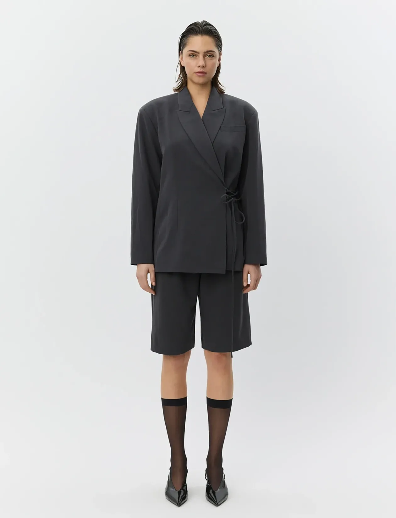 SUSSIESW TIE STRING BLAZER - Blazere med bælte