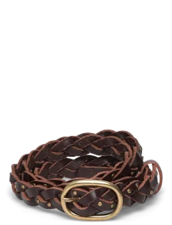 TAYLOR BRAID BELT CHOCOLATE MA - Bælter