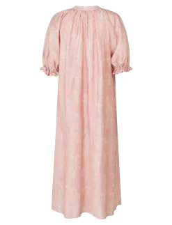 Tencel, Front Placket Long Dress - Maxikjoler