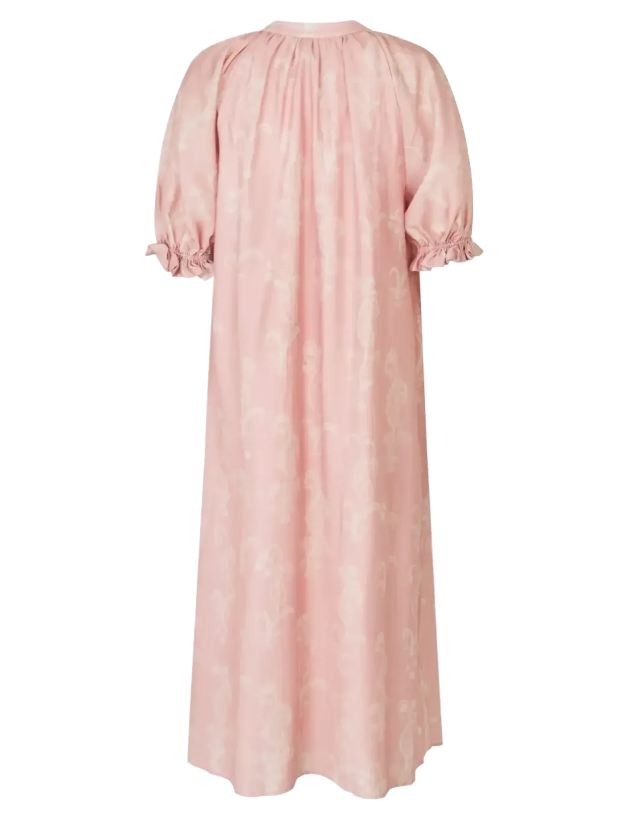 Tencel, Front Placket Long Dress - Maxikjoler