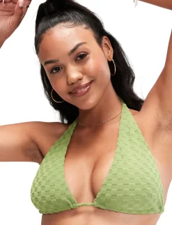 TERRY CONVERTIBLE TRIANGLE TOP - Bikinier
