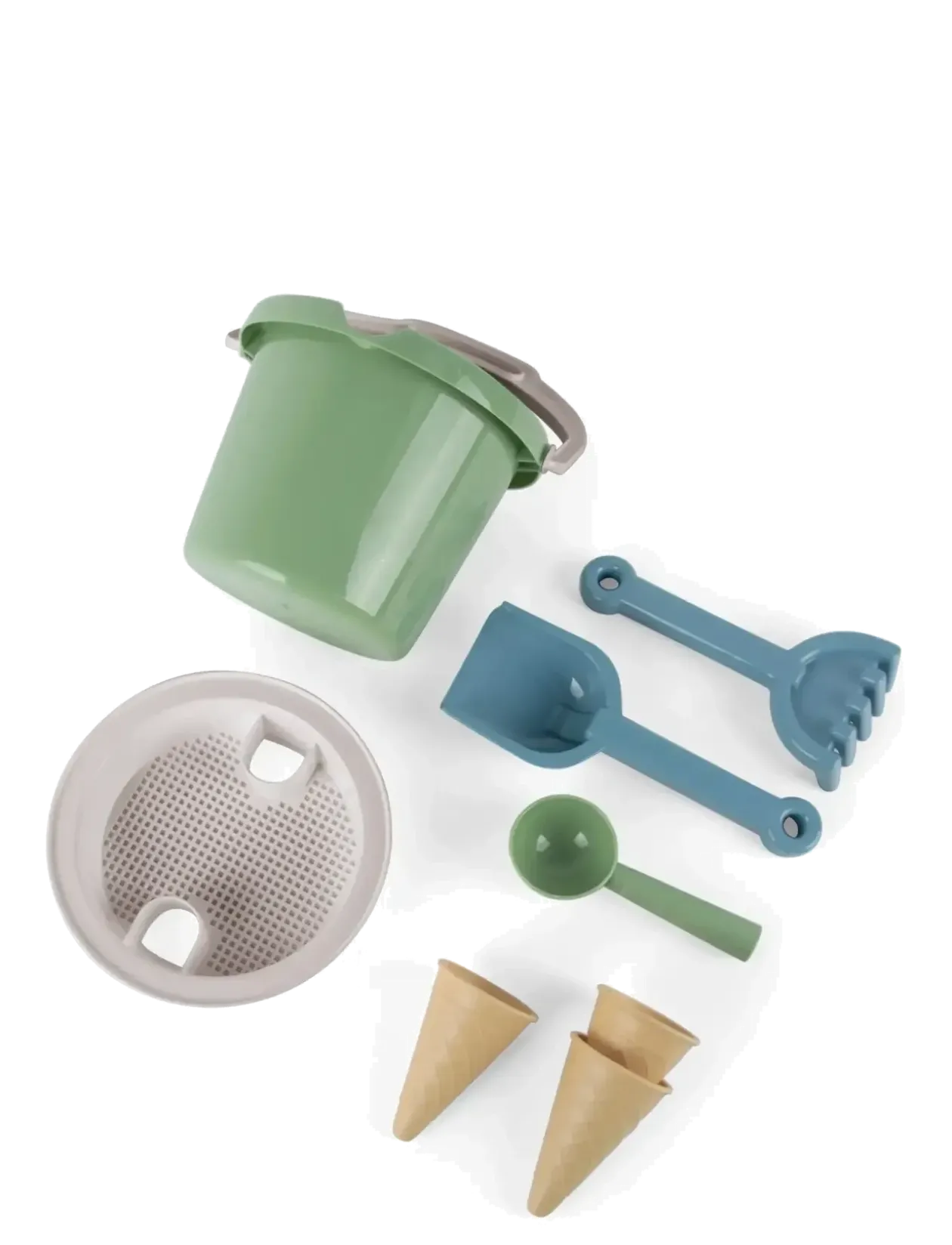 THORBJORN BUCKET SET GREEN - Sandlegetøj
