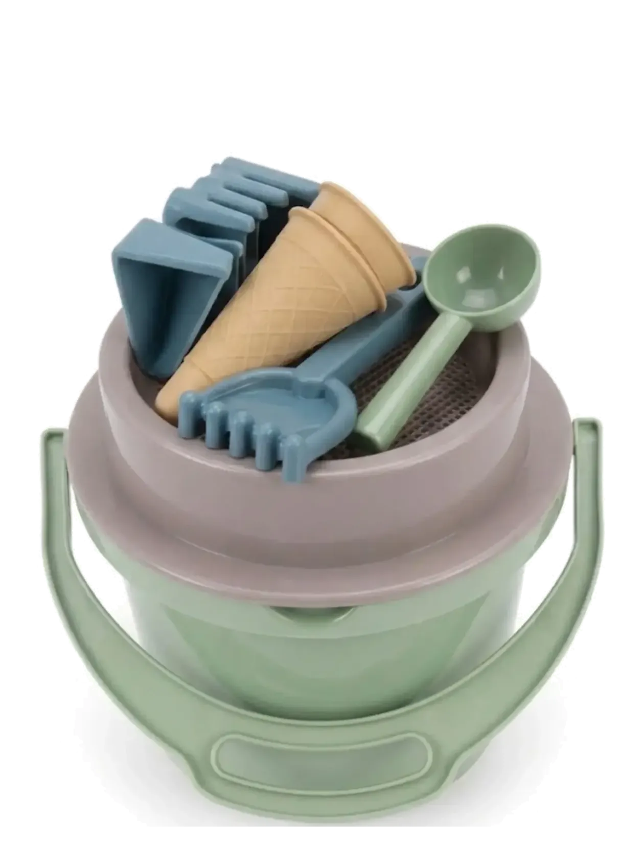 THORBJORN BUCKET SET GREEN - Sandlegetøj