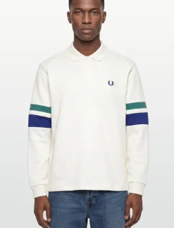 TIPPED SLEEVE COLLARED SWEAT - Polostrik