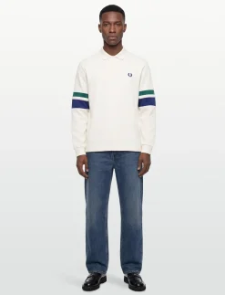 TIPPED SLEEVE COLLARED SWEAT - Polostrik