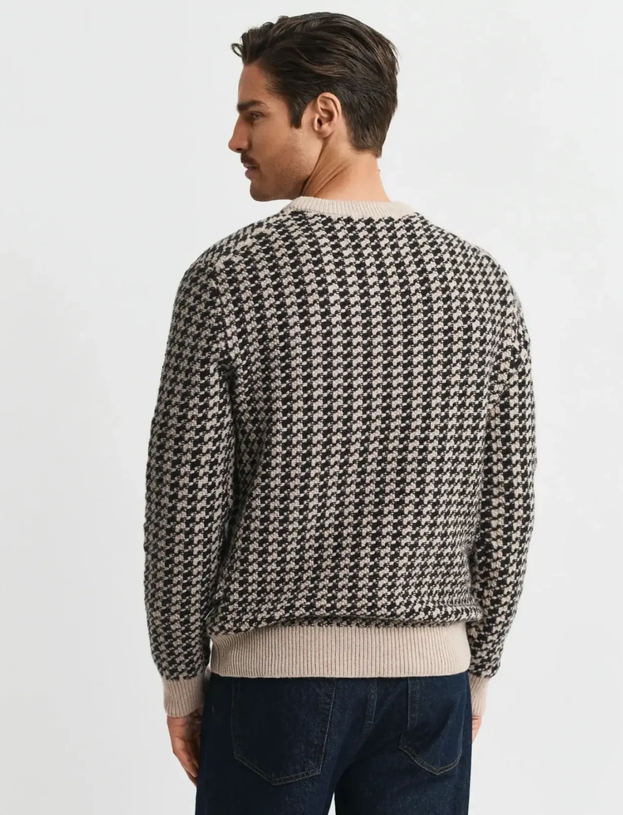 2-TONE TEXTURE C-NECK - Rund hals